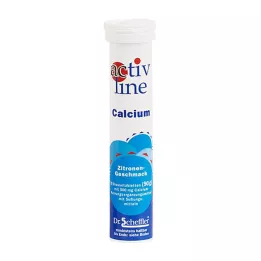 ACTIVLINE Kalsium-sitruuna poreilevat tabletit, 20 kpl