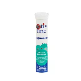 ACTIVLINE Magnesium sitruuna -hapettavat tabletit, 20 kpl