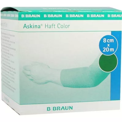 ASKINA Liimasidos väri 8 cmx20 m vihreä, 1 kpl