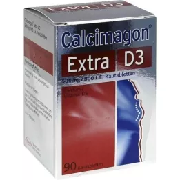 CALCIMAGON Extra D3 purutabletit, 90 kpl
