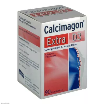 Calcimagon Extra D3 purutabletit, 90 kpl