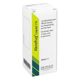 AKNEFUG nestemäinen 1-prosenttinen liuos, 100 ml