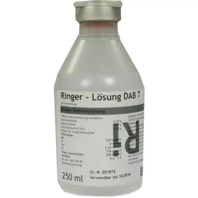 Ringerin liuos DAB 7 muovia, 250 ml Ringerin liuos DAB 7 muovia, 250 ml