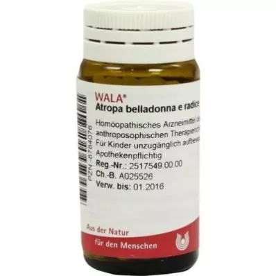 Atropa Belladonna ja Radix D3 -pallot (20 g)