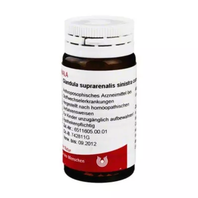 GLANDULA SUPRARENALES sinistra cum Cupro -kumipalloja, 20 g