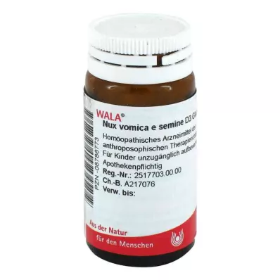 Nux Vomica E Sem. D3 pallot (20 g)