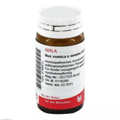 Nux vomica e semine D 12 palloa, 20 g Nux vomica e semine D 12 palloa, 20 g