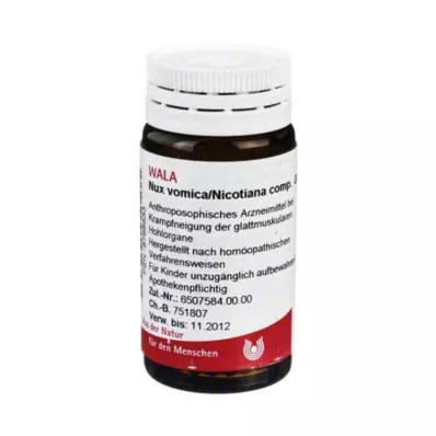 NUX VOMICA/NICOTIANA comp.globules, 20 g