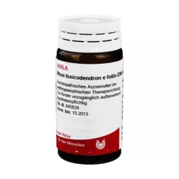 RHUS TOXICODENDRON E foliis D 30 palloa, 20 g