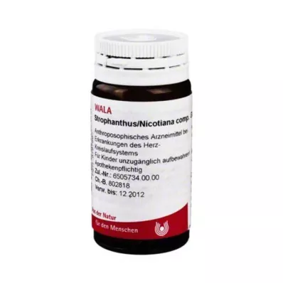 STROPHANTHUS/NICOTIANA comp.globules, 20 g