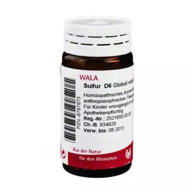 SULFUR D 6 palloa, 20 g