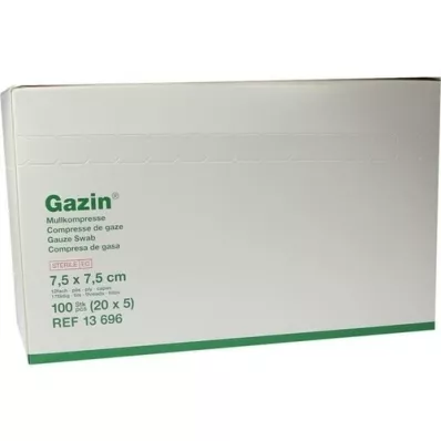 GAZIN Sideharso 7,5x7,5 cm steriili 12x medium, 20X5 kpl
