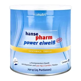 HANSEPHARM Power Protein plus Vaniljajauhe, 750 g