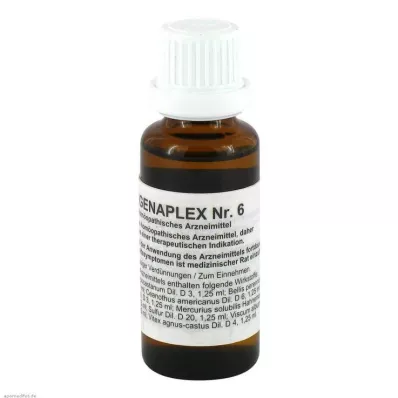 REGENAPLEX N:o 6 tippaa, 30 ml REGENAPLEX N:o 6 tippaa, 30 ml
