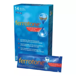 FERROTONE Rautapussi, 14X20 ml