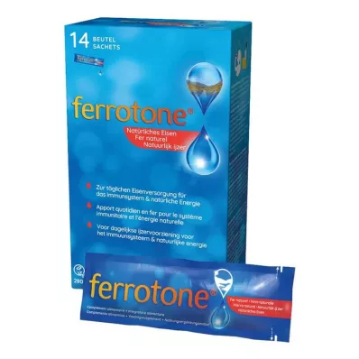 Ferrotone luonnonrautapussi, 14X20 ml