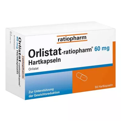 Orlistat ratiopharm 60 mg kovat kapselit, 84 kpl