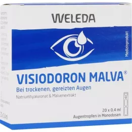 VISIODORON Malva-silmätipat kerta-annospipetissä, 20X0,4 ml