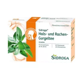 SIDROGA Kurkku- ja kurkkukurkkutee suodatinpussit, 20X2.5 g