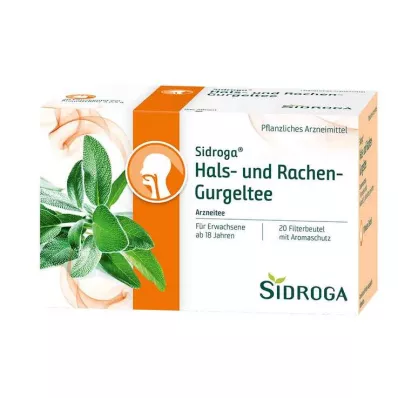 SIDROGA Kurkku- ja kurkkukurkkutee suodatinpussit, 20X2.5 g SIDROGA Kurkku- ja kurkkukurkkutee suodatinpussit, 20X2.5 g