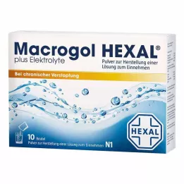 MACROGOL HEXAL sekä elektrolyytit Plv.z.H.e.L.z.E., 10 kpl