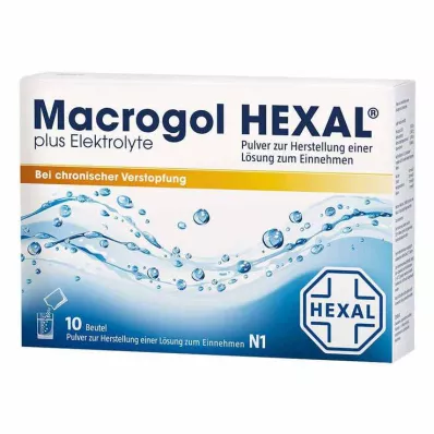 MACROGOL HEXAL sekä elektrolyytit Plv.z.H.e.L.z.E., 10 kpl MACROGOL HEXAL sekä elektrolyytit Plv.z.H.e.L.z.E., 10 kpl