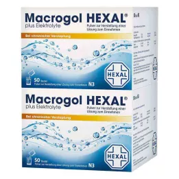 MACROGOL HEXAL sekä elektrolyytit Plv.z.H.e.L.z.E., 100 kpl