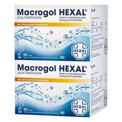 MACROGOL HEXAL sekä elektrolyytit Plv.z.H.e.L.z.E., 100 kpl MACROGOL HEXAL sekä elektrolyytit Plv.z.H.e.L.z.E., 100 kpl