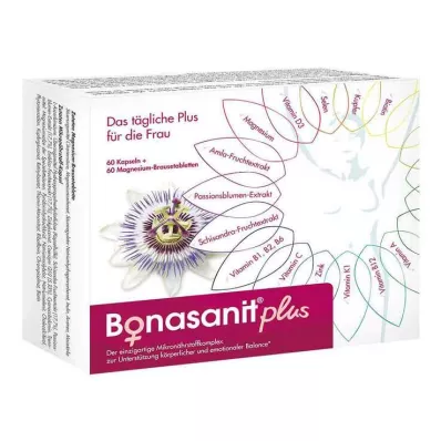 BONASANIT sekä 60 Kps./60 Br.Tabl. yhdistelmäpakkaus, 1 kpl