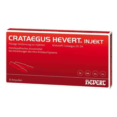 CRATAEGUS HEVERT injektioampullit, 10 kpl