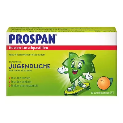 PROSPAN Yskänpastillit, 20 kpl PROSPAN Yskänpastillit, 20 kpl