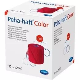 PEHA-HAFT Color Fixierb.latexfrei 10 cmx20 m punainen, 1 kpl