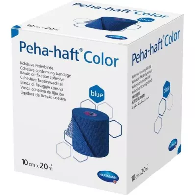 PEHA-HAFT Color Fixierb.latexfrei 10 cmx20 m sininen, 1 kpl