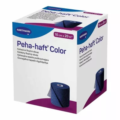 Peha Haft Color kiinnitysside lateksi f.10 cm x 20 m sininen, 1 kpl Peha Haft Color kiinnitysside lateksi f.10 cm x 20 m sininen, 1 kpl