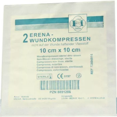 Erena Steriilit fleecekompressit, 2 kpl Erena Steriilit fleecekompressit, 2 kpl