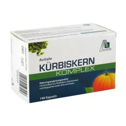 KÜRBISKERN KOMPLEX Kapselit, 140 kpl