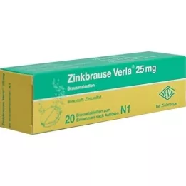 ZINKBRAUSE Verla 25 mg poreainetabletit, 20 kpl