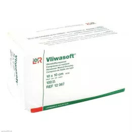 VLIWASOFT Kuitukangaspakkaukset 10x10 cm ei-steriilit 6l., 100 kpl
