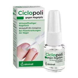 CICLOPOLI kynsisieniä vastaan vaikuttava aine kynsilakka, 3,3 ml