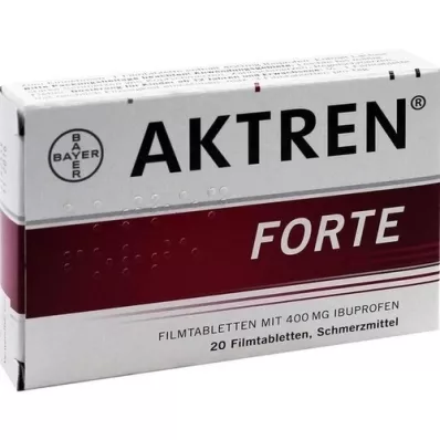 AKTREN forte kalvopäällysteiset tabletit, 20 kpl