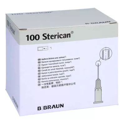 STERICAN Neulat 27 G 0,4x25 mm tylpät, 100 kpl