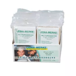 LEINA Pelastuspeitto 160x210 cm kulta/hopea, 1 kpl