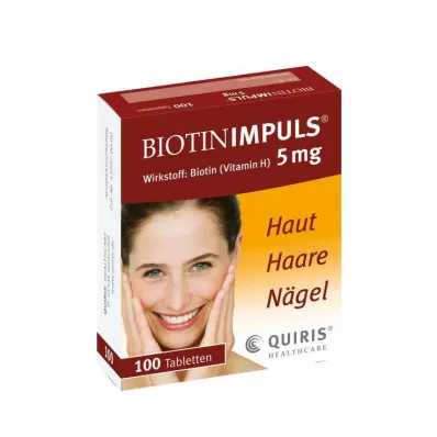 BIOTIN IMPULS 5 mg tabletit, 100 kpl BIOTIN IMPULS 5 mg tabletit, 100 kpl