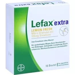 LEFAX extra Lemon Fresh Micro Granules, 16 kpl