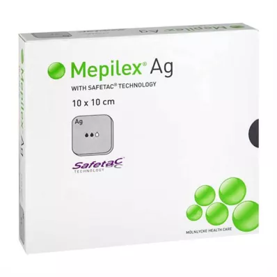 MEPILEX Ag-vaahtosidos 10x10 cm steriili, 10 kpl