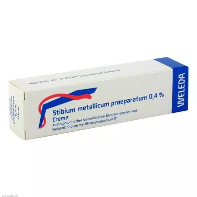 STIBIUM METALLICUM PRAEPARATUM 0,4 % kerma, 25 g STIBIUM METALLICUM PRAEPARATUM 0,4 % kerma, 25 g
