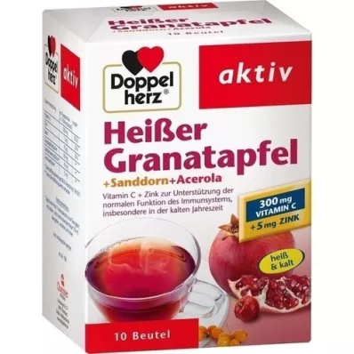 DOPPELHERZ kuuma granaattiomena+tyrni+acerola, 10 kpl