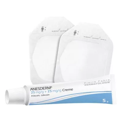 ANESDERM 25 mg/g + 25 mg/g voide + laastari, 5 g