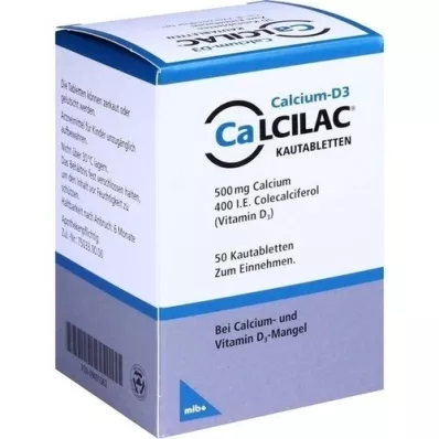 CALCILAC Purutabletit, 50 kpl