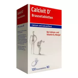 CALCIVIT D Poreilevat tabletit, 120 kpl